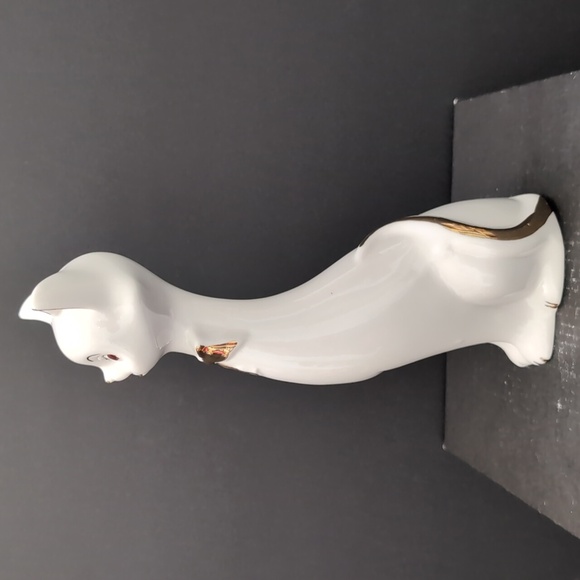 VGT, Porcelain Italian Mid-century Cat Figurine. - Picture 3 of 8